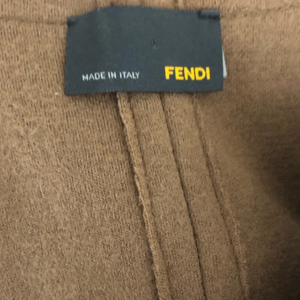 Fendi Dress Ruffle 100% Wool Sheath - Picture 8 of 11